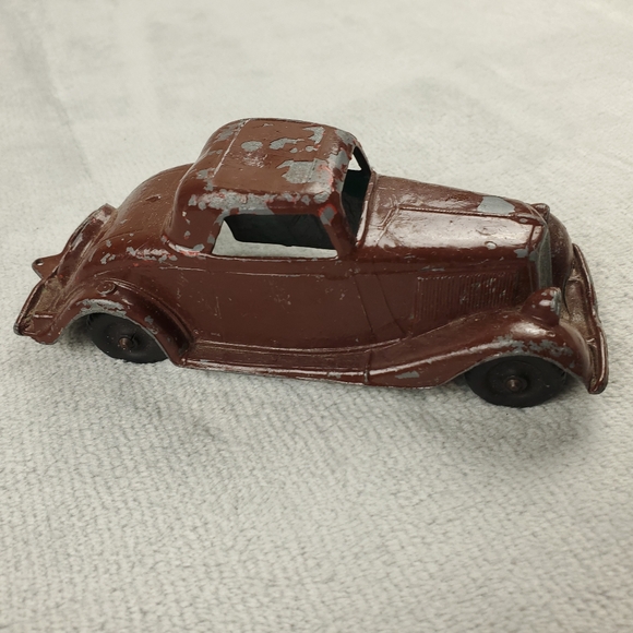 Vintage Hubley 1934 Ford Coupe #404 Diecast Model Car Antique Metal Toy 5 1/2" - Picture 10 of 12